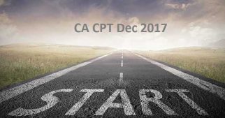 ICAI Announced CA CPT Dec 2017 Examination Date, fees, Application Form, CPT Pattern, passing marks and other details