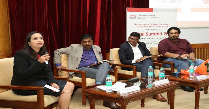 Digital Summit 2017 event organized by students of the Executive Post Graduate Programme in Management (EPGP) of IIM Bangalore