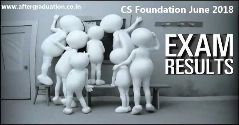 ICSI CS Foundation June 2018 Exam Result Declared, Check CS Foundation June 2018 Results and Merit List