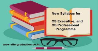 New Syllabus For CS Executive And Professional Programmes, revised syllabus for CS executive and CS professional programmes of ICSI