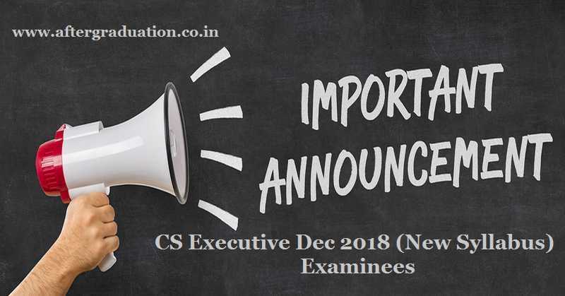 Last Opportunity For CS Executive Students to Appear in Compulsory Pre-Exam Test