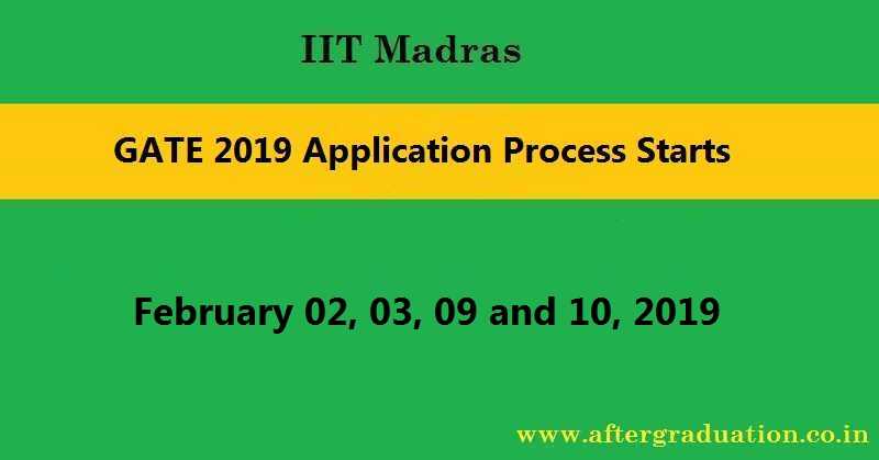 GATE 2019 Application Process Starts @gate.iitm.ac.in, Apply Before 21st Sept. Check GATE 2019 Important Dates, Eligibility Criteria, Exam Pattern, PSU Recruitment