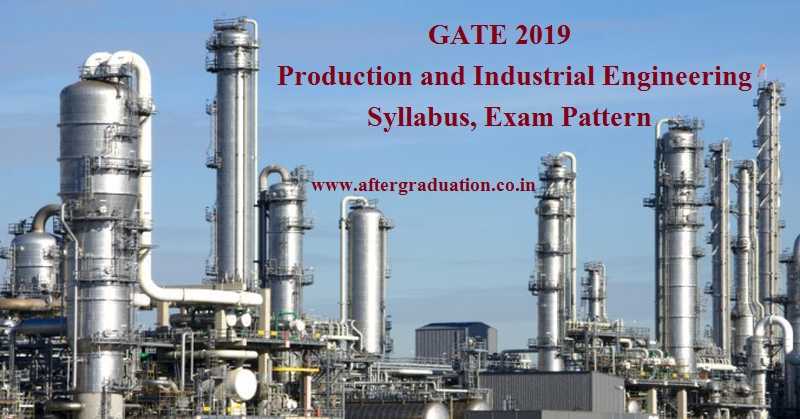 GATE 2019 Production and Industrial Engineering Syllabus and Exam Pattern