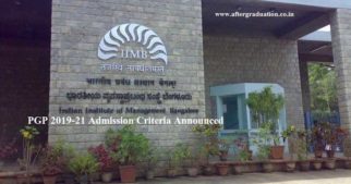 IIM Bangalore PGP 2019-21 Admission Criteria Announced: Check IIMB Admission Eligibility, Process, Cut-off for session 2019-21 in PGP