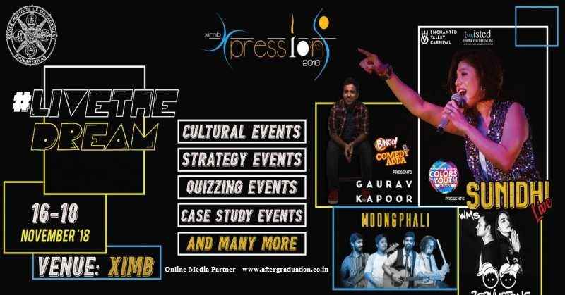 Xpressions 2018 - XIMB Management Cultural Fest to Kick Start Tomorrow