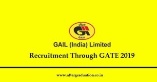 Official notification announces recruitment by GAIL for executive trainees post from engineering disciplines i.e Chemical and Instrumentation through GATE 2019. Application process for GAIL recruitment through GATE 2019 score for Executive Trainee post
