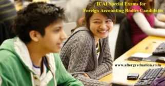 ICAI has announced Special Exams from 16 to 20 June, 2019 for Foreign Accounting Bodies candidates with whom ICAI had entered into MRA / MoU.