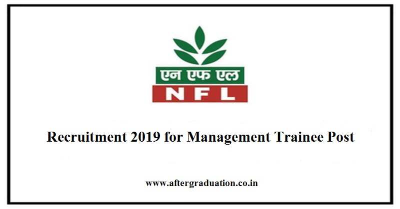 NFL Recruitment through GATE 2019 – National Fertilizers Limited (NFL), a Mini-Ratna PSU will conduct the recruitment of Management Trainees through GATE 2019. 