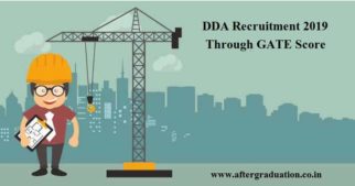 DDA Recruitment 2019 Through GATE Score: DDA announced recruitment of Assistant Executive Engineers (AEE) on the basis of GATE 2019 score.