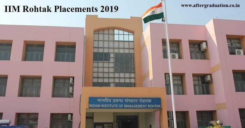 IIM-Rohtak placement 2019 sees more than 90 companies in the recruitment process offered an Avg. CTC Rs 11.85 LPA, IIM Rohtak Top recruiter.