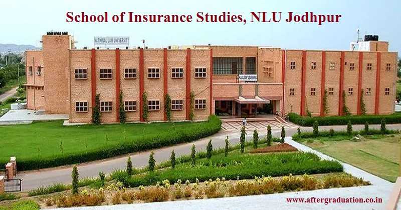 Admission into NLU Jodhpur (SIS) MBA Insurance - 2019, 2-year MBA programme in Insurance will be granted on the basis of CAT/MAT/CMAT scores.