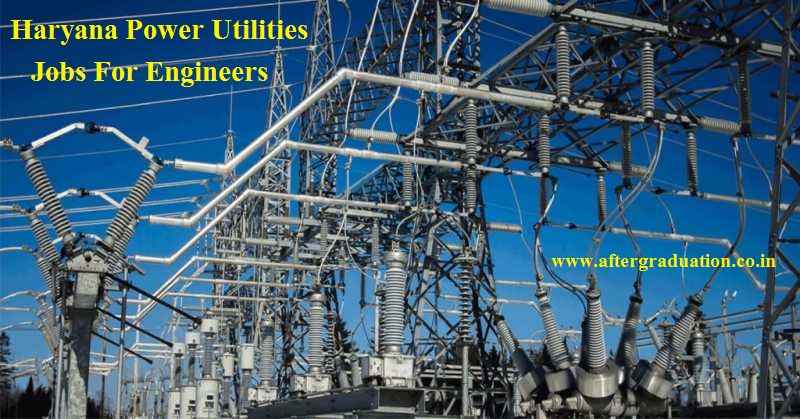 Applications are invited from EE, ME and CE Engineers for the post of Assistant Engineer in Haryana Power Utilities Recruitment via GATE 2019 score