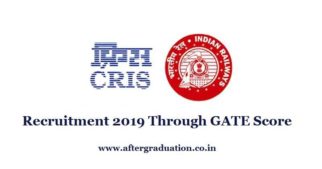 CRIS recruitment 2019 through GATE 2019 Score in CS/IT branch for the 50 posts of Assistant Software Engineer (ASE), Check job Eligibility Criteria and other job details