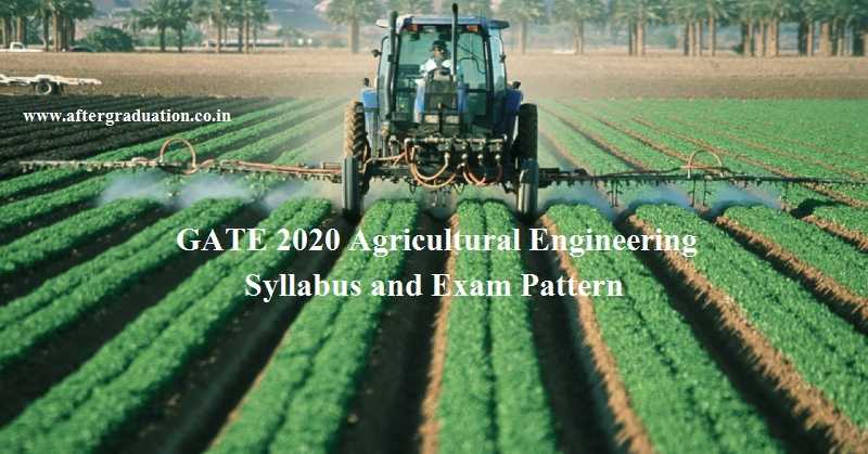 Candidates appearing GATE 2020 Agricultural Engineering (AG) must know GATE exam pattern, GATE 2020 AG syllabus for a better GATE score.