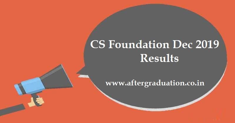 CS December 2019 Results: The Institute of Company Secretaries of India (ICSI) will announce CS Foundation Dec-2019 Result on January 25, 2020