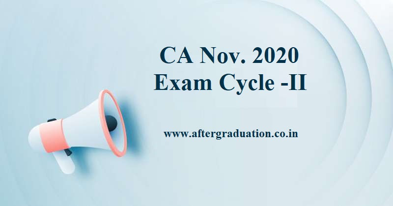 CA Exam Cycle 2 Date: ICAI Announces Notification For CA Nov 2020 Exam Opt-Out Students CA Jan/Feb 2021 exams